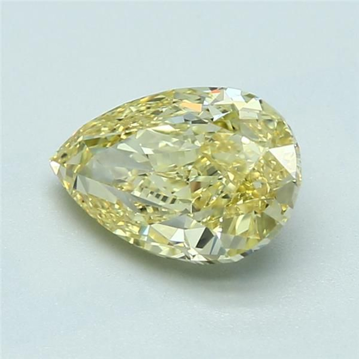 1.92 Carat Pear Loose Diamond, FIY FIY, VVS1, Ideal, GIA Certified | Thumbnail