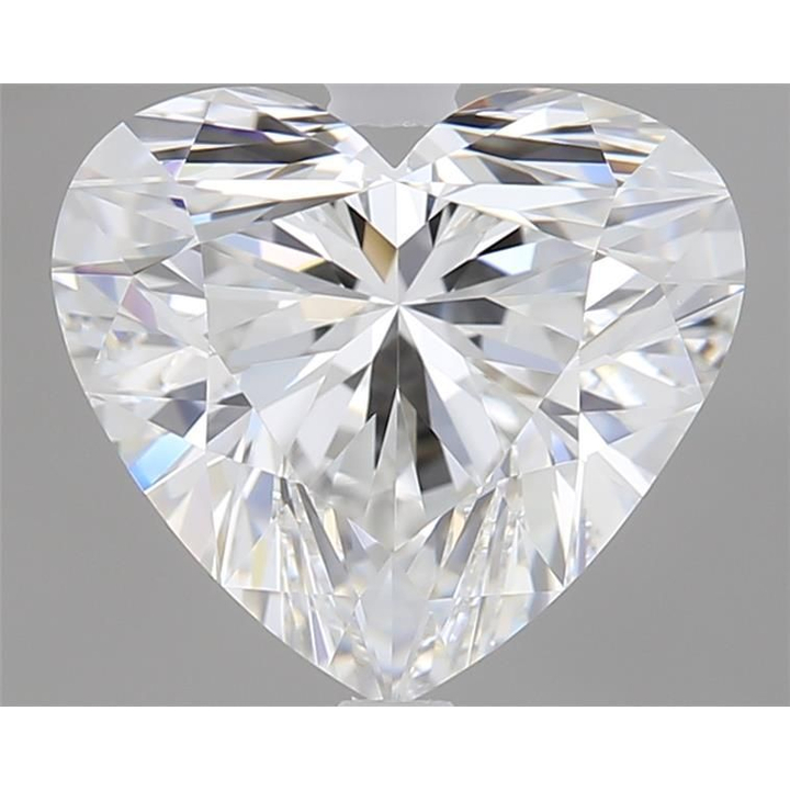 1.50 Carat Heart Loose Diamond, F, VVS2, Super Ideal, GIA Certified