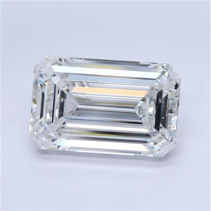 5.08 Carat Emerald Loose Diamond, D, VS2, Ideal, GIA Certified