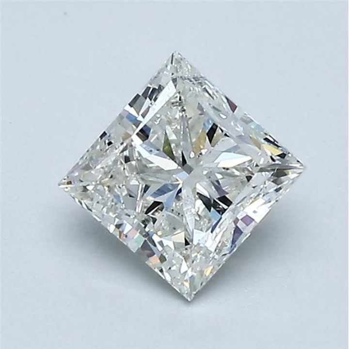 1.00 Carat Princess Loose Diamond, J, SI2, Excellent, GIA Certified | Thumbnail