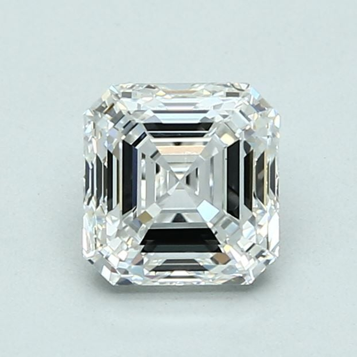1.30 Carat Asscher Loose Diamond, E, VS1, Ideal, GIA Certified