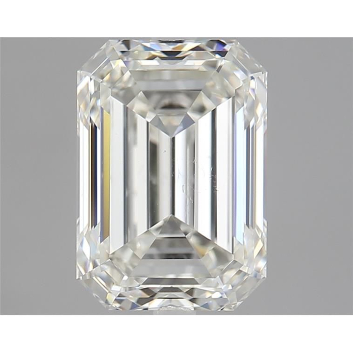 2.90 Carat Emerald Loose Diamond, I, SI1, Super Ideal, GIA Certified | Thumbnail