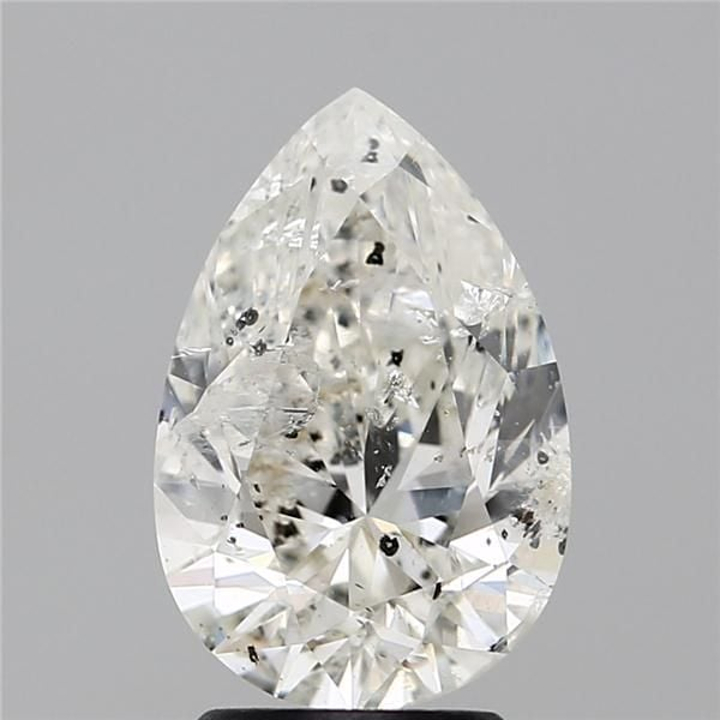 3.01 Carat Pear Loose Diamond, I, I1, Ideal, IGI Certified