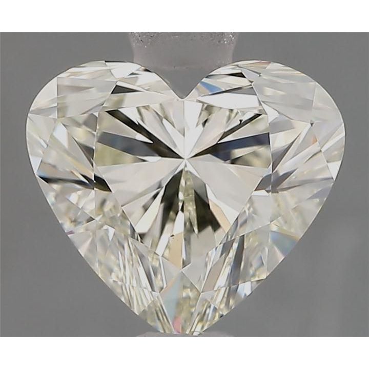 1.51 Carat Heart Loose Diamond, J, VS2, Super Ideal, IGI Certified