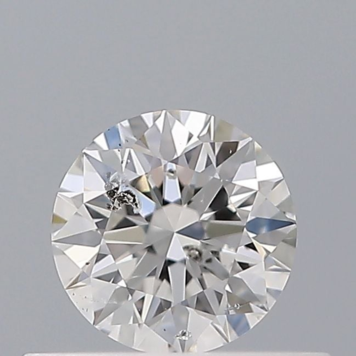0.31 Carat Round Loose Diamond, E, I1, Super Ideal, GIA Certified | Thumbnail