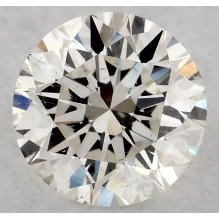 0.40 Carat Round Loose Diamond, J, I1, Super Ideal, GIA Certified