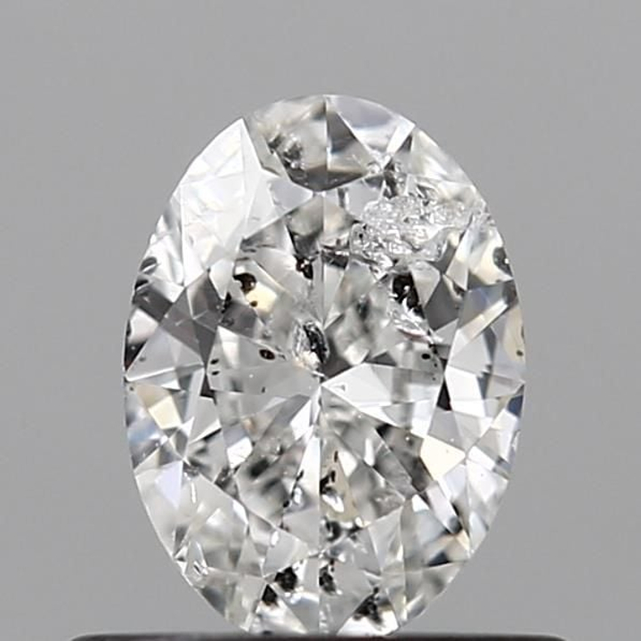 0.50 Carat Oval Loose Diamond, F, I1, Excellent, IGI Certified