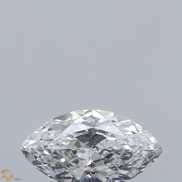 0.58 Carat Marquise Loose Diamond, D, SI1, Ideal, GIA Certified | Thumbnail