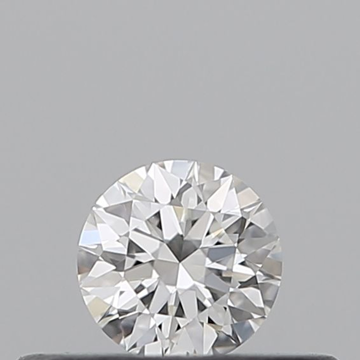 0.18 Carat Round Loose Diamond, F, VVS2, Super Ideal, GIA Certified