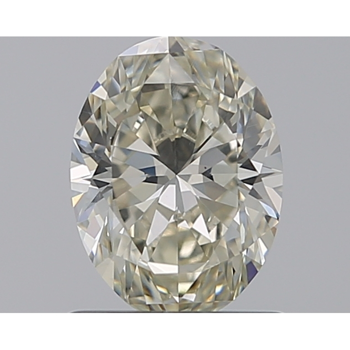 0.90 Carat Oval Loose Diamond, K, SI1, Super Ideal, GIA Certified