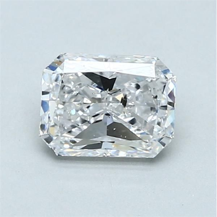 0.90 Carat Radiant Loose Diamond, D, SI2, Ideal, GIA Certified