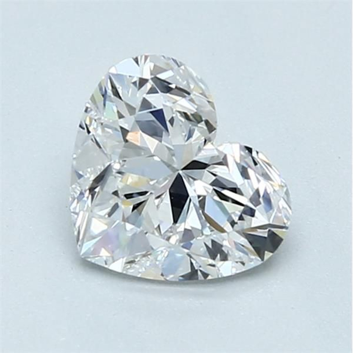 1.01 Carat Heart Loose Diamond, D, VS1, Ideal, GIA Certified | Thumbnail