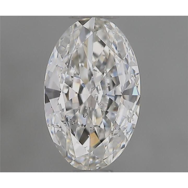 0.50 Carat Oval Loose Diamond, F, SI2, Ideal, GIA Certified | Thumbnail