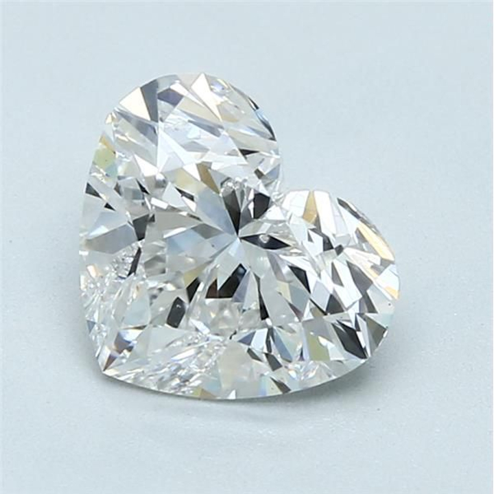 2.01 Carat Heart Loose Diamond, F, SI1, Super Ideal, GIA Certified