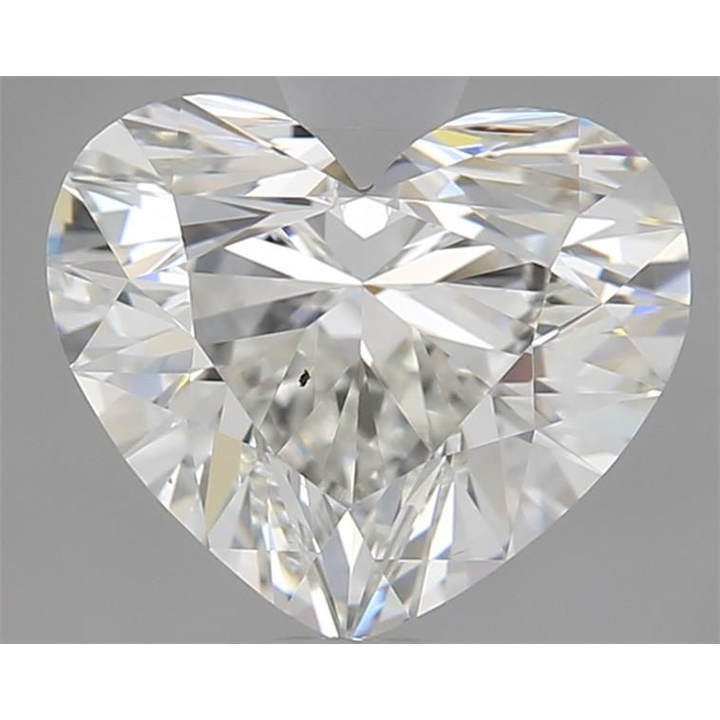 1.50 Carat Heart Loose Diamond, H, VS2, Super Ideal, GIA Certified