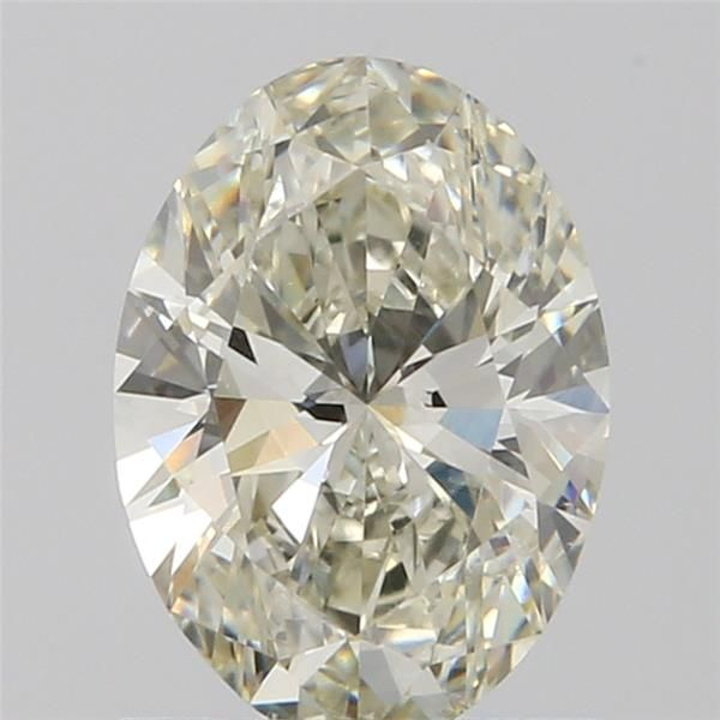 0.91 Carat Oval Loose Diamond, K, VS2, Super Ideal, GIA Certified