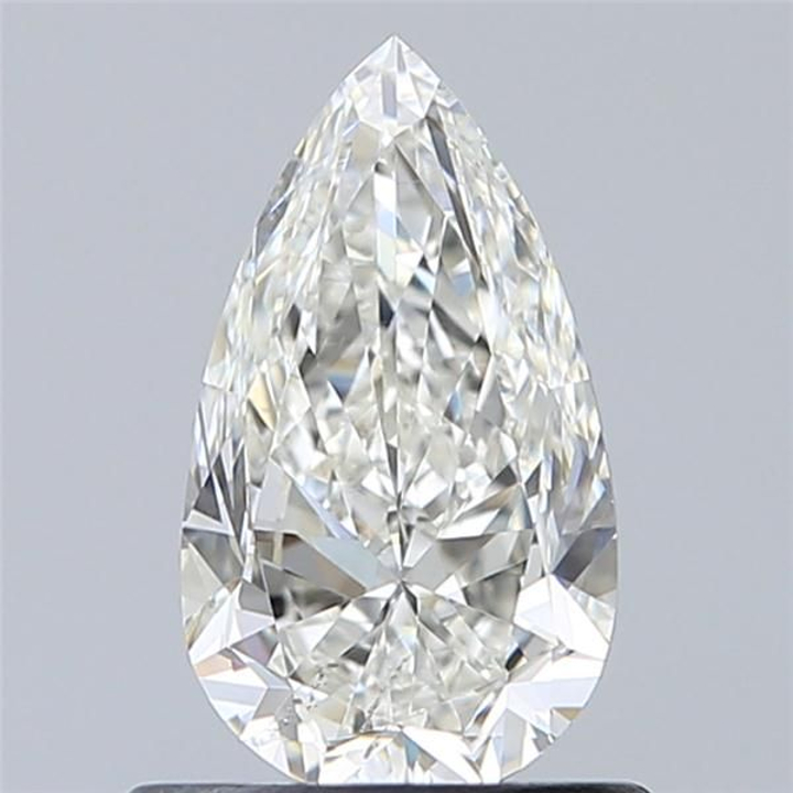 0.69 Carat Pear Loose Diamond, H, VS2, Ideal, GIA Certified
