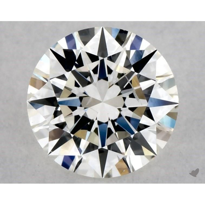 0.46 Carat Round Loose Diamond, H, SI2, Super Ideal, GIA Certified
