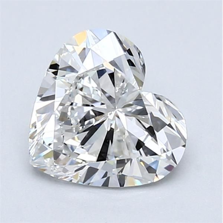 1.51 Carat Heart Loose Diamond, F, VS1, Ideal, GIA Certified | Thumbnail