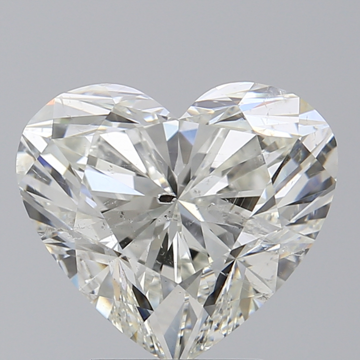 3.05 Carat Heart Loose Diamond, H, SI2, Super Ideal, IGI Certified
