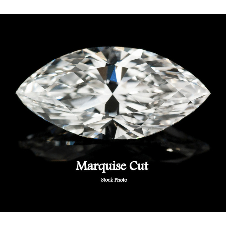 0.61 Carat Marquise Loose Diamond, D, VS2, Good, GIA Certified | Thumbnail