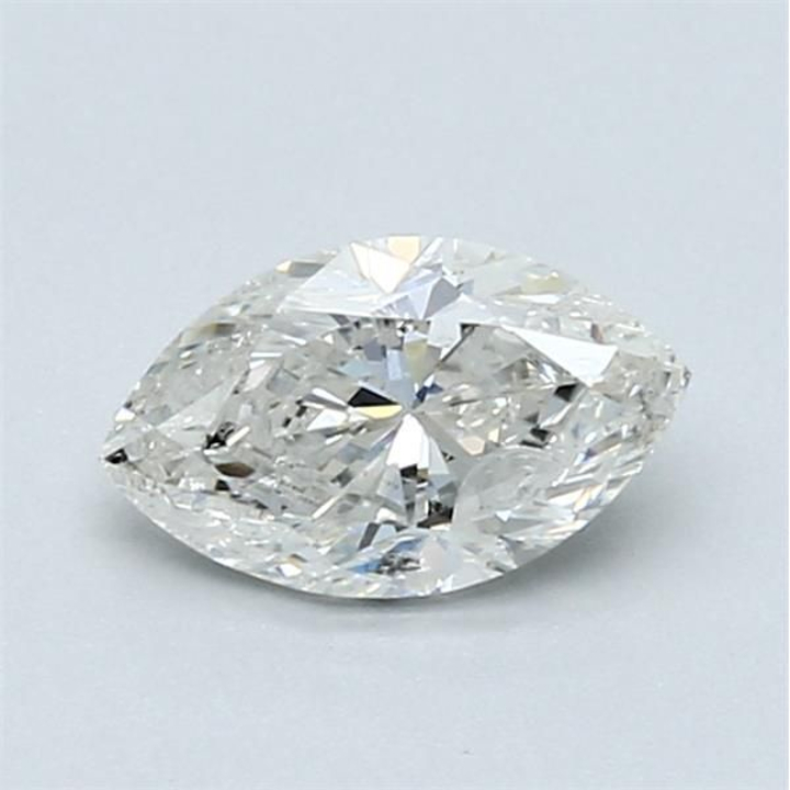 0.82 Carat Marquise Loose Diamond, H, I2, Very Good, GIA Certified