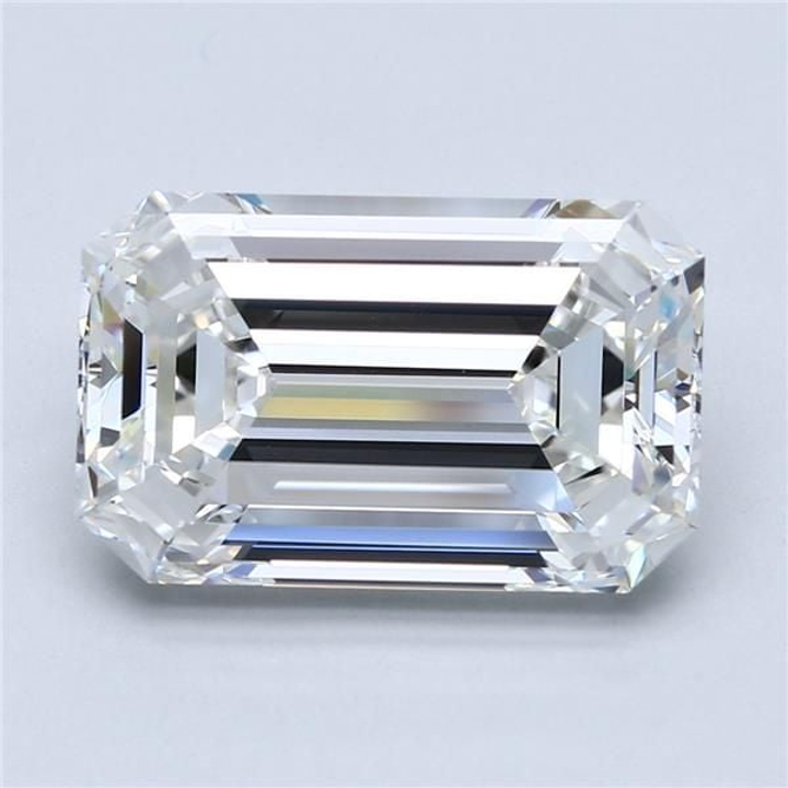 8.06 Carat Emerald Loose Diamond, H, IF, Super Ideal, GIA Certified | Thumbnail