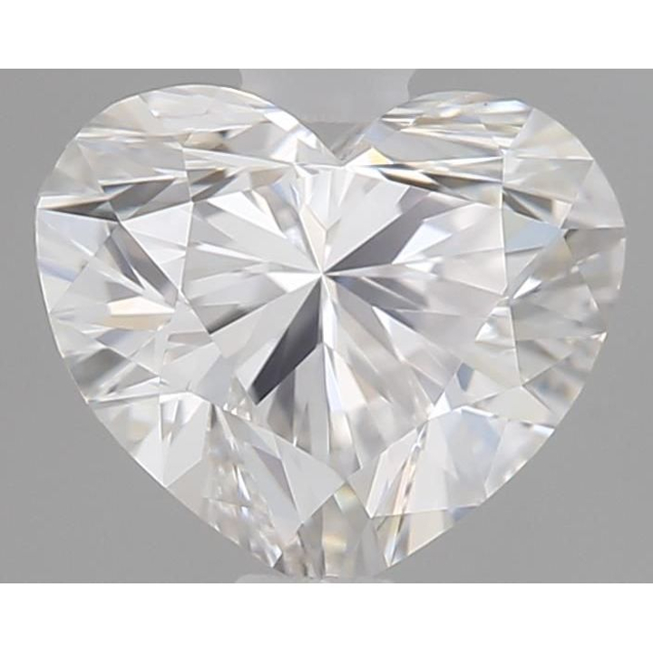 0.54 Carat Heart Loose Diamond, H, VS1, Super Ideal, GIA Certified