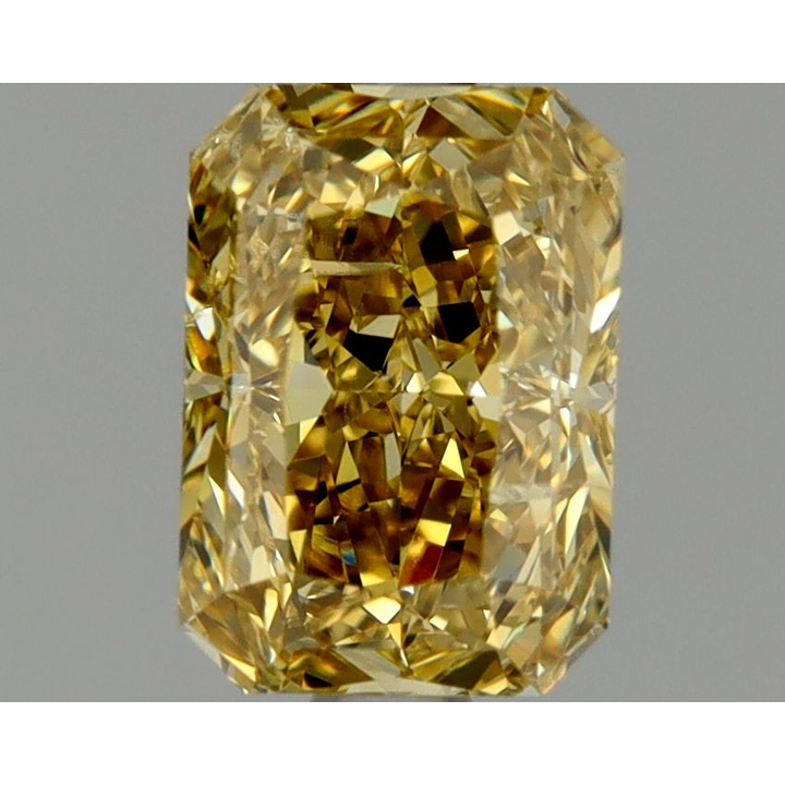1.02 Carat Radiant Loose Diamond, Fancy Brownish Yellow, SI2, Very Good, GIA Certified