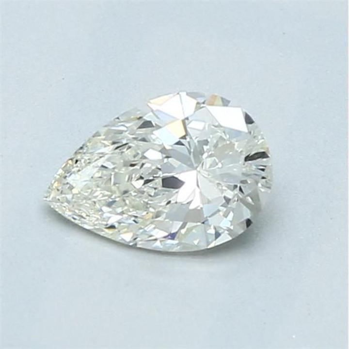 0.54 Carat Pear Loose Diamond, J, VS1, Ideal, GIA Certified