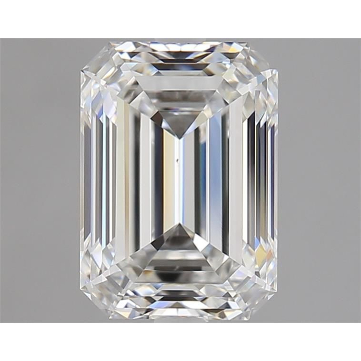 2.62 Carat Emerald Loose Diamond, F, VS1, Super Ideal, GIA Certified