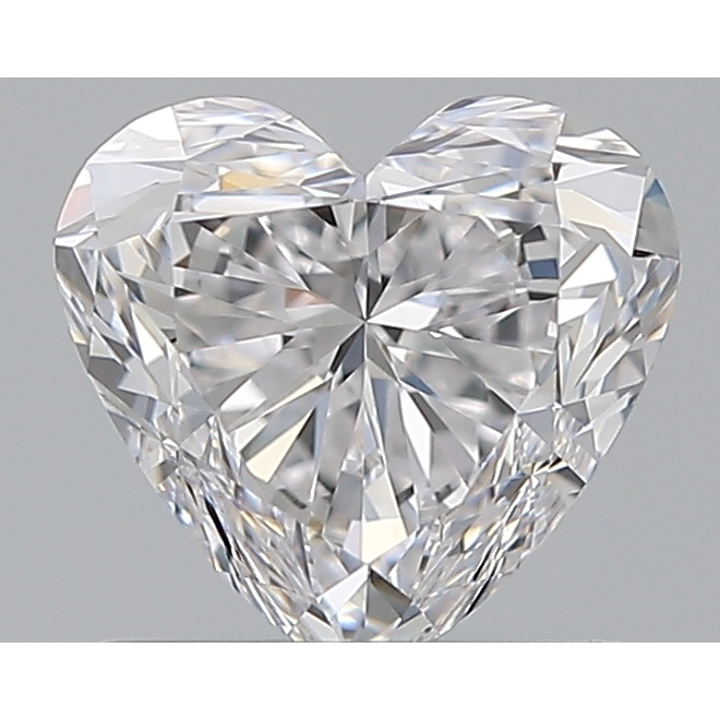 0.91 Carat Heart Loose Diamond, D, VVS2, Ideal, GIA Certified | Thumbnail