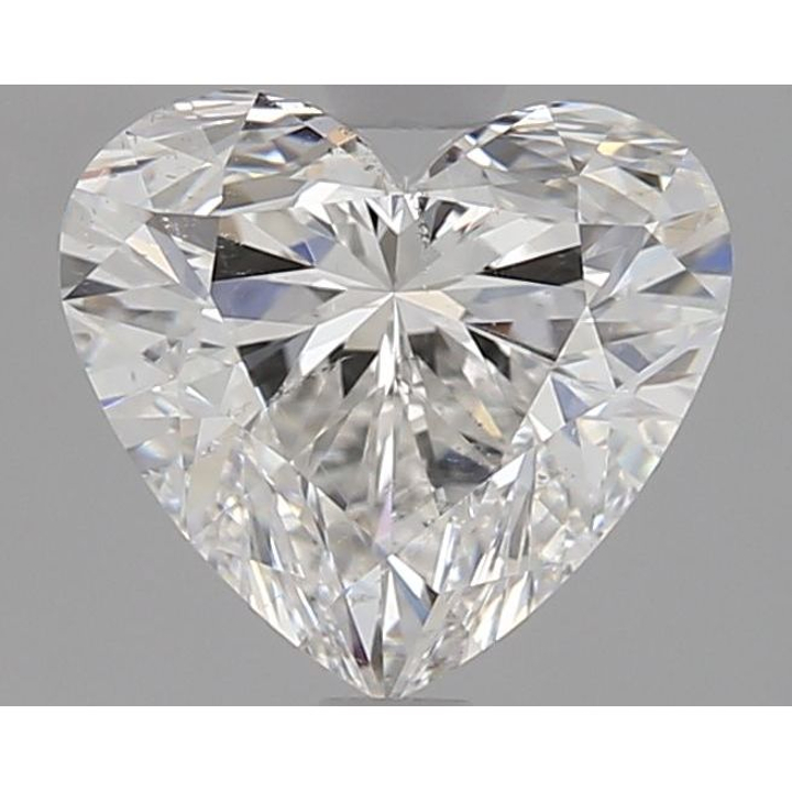 2.01 Carat Heart Loose Diamond, F, SI2, Ideal, GIA Certified | Thumbnail