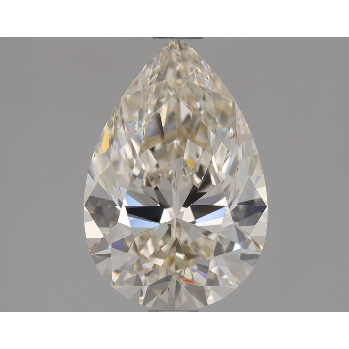 1.51 Carat Pear Loose Diamond, L FAINT BROWN, VS1, Super Ideal, GIA Certified