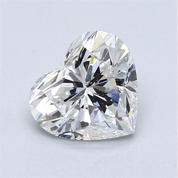 1.10 Carat Heart Loose Diamond, D, SI2, Ideal, GIA Certified | Thumbnail