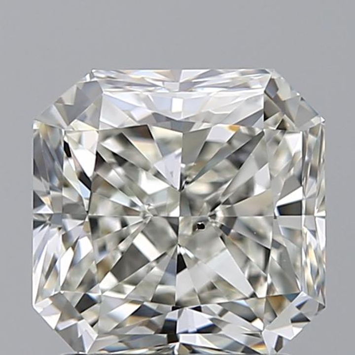 1.70 Carat Radiant Loose Diamond, J, SI1, Ideal, GIA Certified