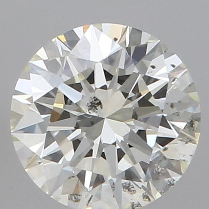 0.50 Carat Round Loose Diamond, K, SI2, Ideal, GIA Certified