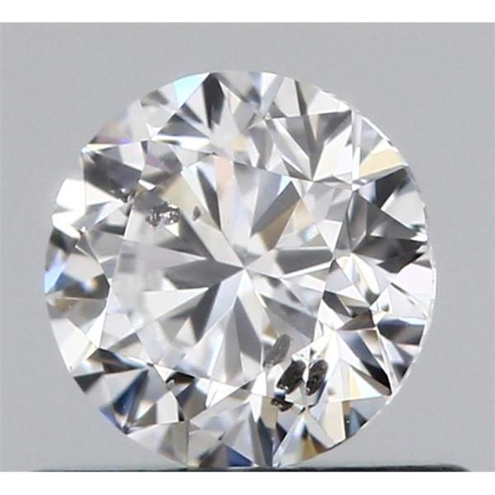 0.49 Carat Round Loose Diamond, D, I1, Excellent, GIA Certified