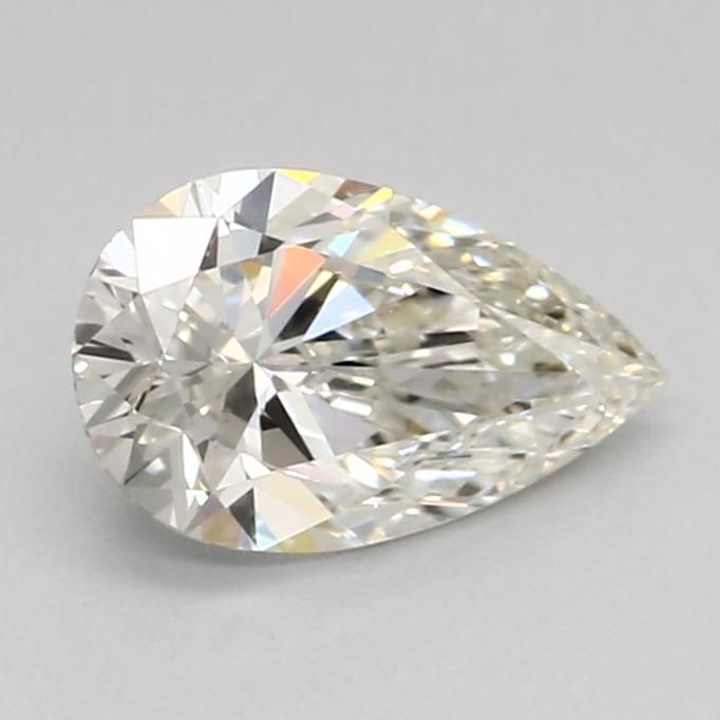 0.50 Carat Pear Loose Diamond, J, VS1, Ideal, GIA Certified