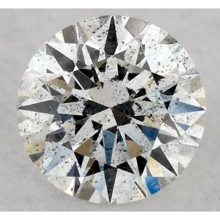 0.46 Carat Round Loose Diamond, E, I1, Super Ideal, GIA Certified