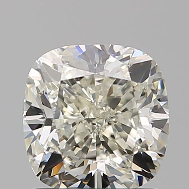 1.51 Carat Cushion Loose Diamond, L, VS2, Ideal, GIA Certified | Thumbnail