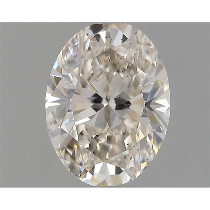 0.50 Carat Oval Loose Diamond, J, SI1, Ideal, GIA Certified