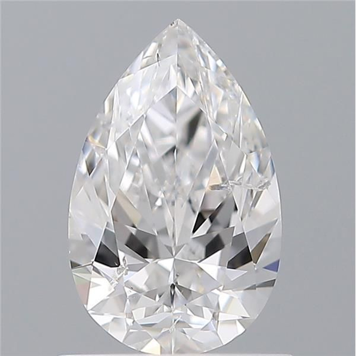 0.72 Carat Pear Loose Diamond, D, SI2, Super Ideal, GIA Certified | Thumbnail