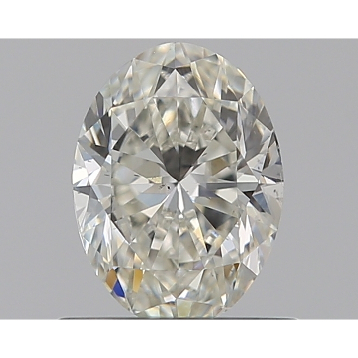 0.59 Carat Oval Loose Diamond, I, VS2, Super Ideal, GIA Certified