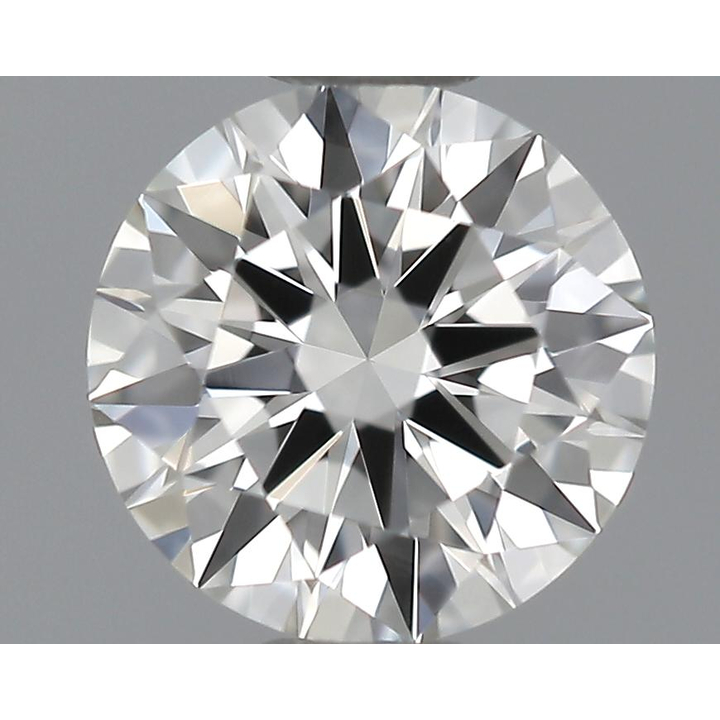 0.37 Carat Round Loose Diamond, H, VVS1, Super Ideal, GIA Certified