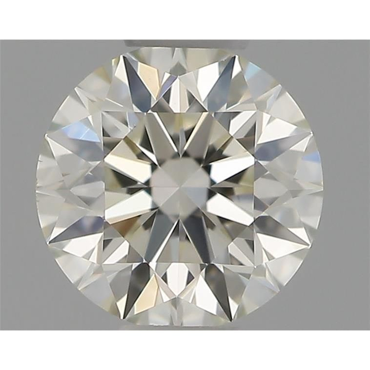 0.37 Carat Round Loose Diamond, K, VVS2, Super Ideal, GIA Certified