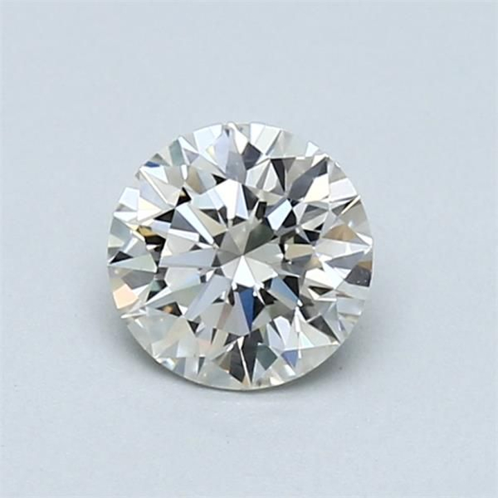 0.71 Carat Round Loose Diamond, K, VS1, Super Ideal, GIA Certified