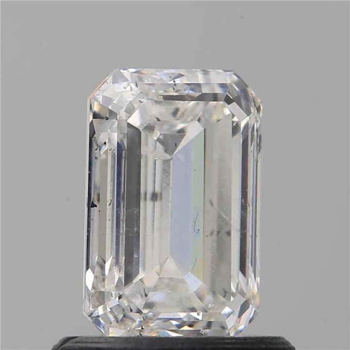 1.00 Carat Emerald Loose Diamond, D, SI2, Excellent, GIA Certified | Thumbnail