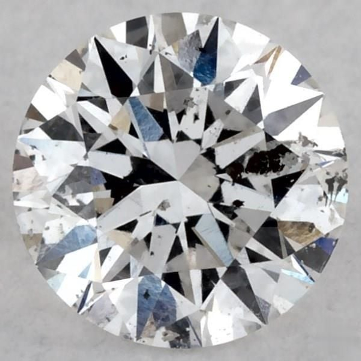 0.40 Carat Round Loose Diamond, E, I1, Super Ideal, GIA Certified