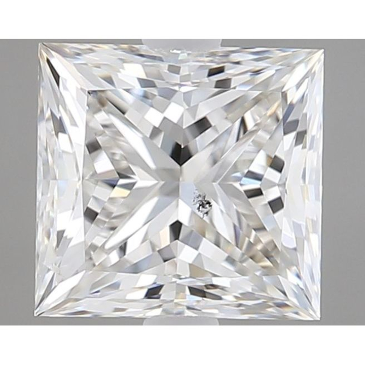 0.90 Carat Princess Loose Diamond, H, SI1, Ideal, GIA Certified | Thumbnail